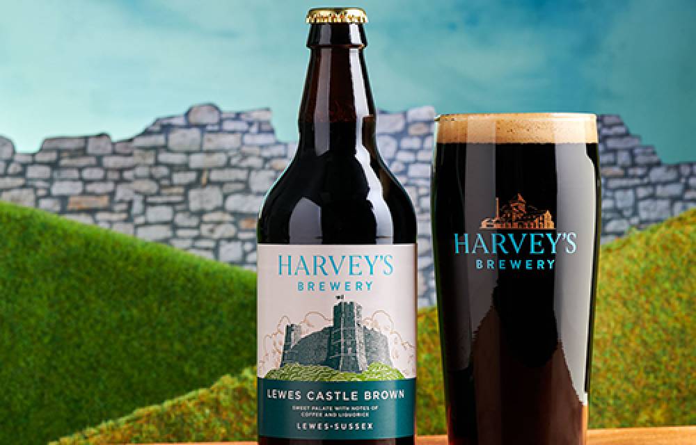Lewes Castle Brown and Sussex Best Bitter Triumph at 2023 International Beer Challenge Harvey